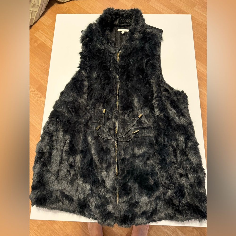 Fur Vest w/ pockets